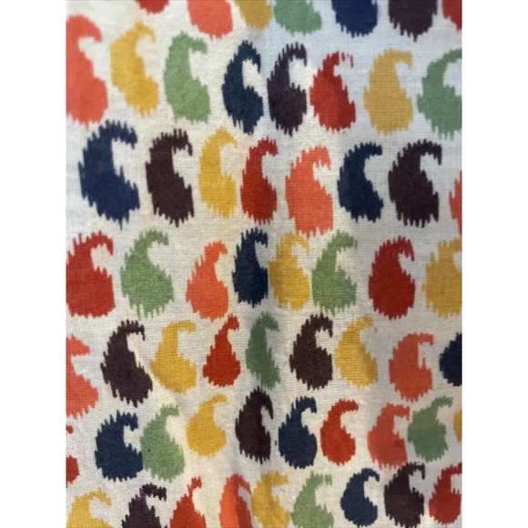 Calypso St Barth Womens Embroidered Trim V Neck Printed Tunic Top Boho XS cotton - Picture 6 of 12